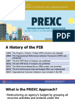 Program Expenditure Classification PREXC