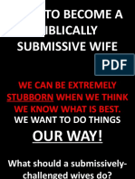 How To Become A Biblically Submissive Wife
