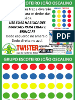 Jogo Do Twister de Dedos