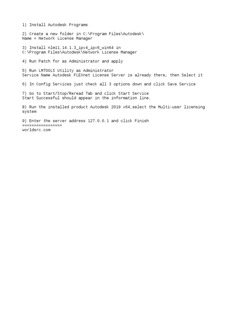 Autodesk Network License Setup Guide | PDF