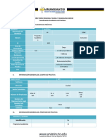 Planilla de Asistencia a Campo de Practica