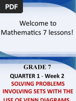 Math 7 Quarter 1-Module 2