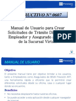 Manual Usuario Solicitudes Tramite Digital Empleador Asegurado Sucursal Virtual