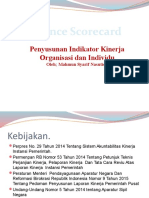 Balance Score Card Indikator Kinerja Organisasi Dan Individu