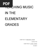 Teaching Music in The Elementary Grades