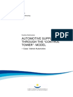 Automotive Supply Chain Through The "Control Tower"-Model