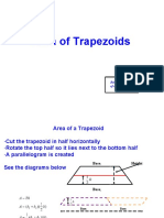 Area of Trapezoids: Return To Table of Contents