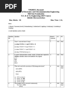 Microcontroller Midsem