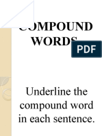 Compound Words Exercises 1