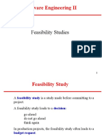 Software Engineering II: Feasibility Studies