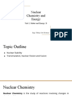 Nuclear Chemistry Energy Fission Fusion