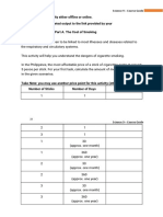 Learning Task 1.8 Cost of Cigarette Smoking