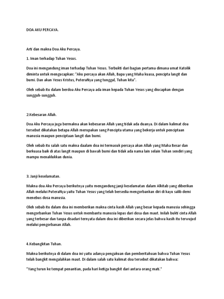 doa-aku-percaya-pdf