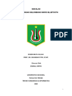 Makalah Sistem Jaringan Gelombang Mikro Bluetooth: Dosen Mata Kuliah Prof. Dr. Iskandar Fitri, ST, MT