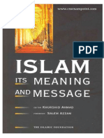 Islam's Meaning and Message by Khurshid Ahmad