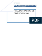 BITÁCORA DE TRABAJO DE INVESTIGACIÓN 2021-2