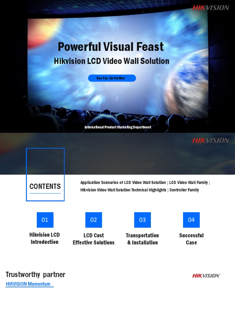 01 Hikvision LCD Video Wall 2018.8.23 | PDF | Video | Surveillance