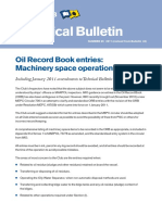 Technical Bulletin. Oil Record Book Entries_ Machinery Space Operations (Part 1) Including January 2011 Amendments to Technical Bulletin 24