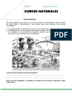 Los Recursos Naturales para Segundo de Primaria