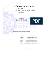 Reporte Analasis Grafico de La Velocidad, EQPO B Mecu2