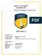 Amity University Jharkhand: Amity College of Commerce and Finance