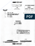 Cover Sheet: Central Files Number