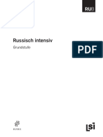 Lehrbuch Russisch Intensiv Grundstufe Landesspracheninstitut LSI Bochum Helmut Buske Verlag 55 S