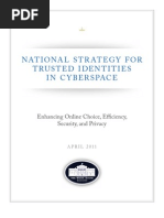 Download National Strategy for Trusted Identities in Cyberspace by Exit Exit SN53111973 doc pdf