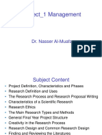 8 - Research Project Management