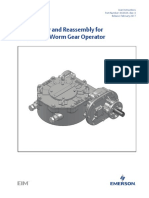 Disassembly and Reassembly For KWG Series Worm Gear Operator