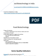 Why Pursue Food Biotechnology in India