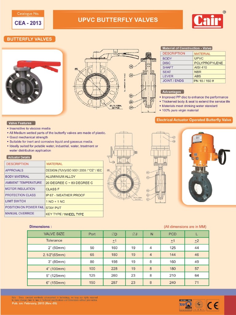 Upvc Valves | PDF