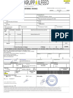 Proforma Invoice: Price $ /MT Container Packaging D, S I, Total / L Total