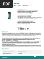 Moxa Mgate 5109 Series Datasheet v1.0