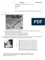 Practice Questions As (Physics) 3/october/2021