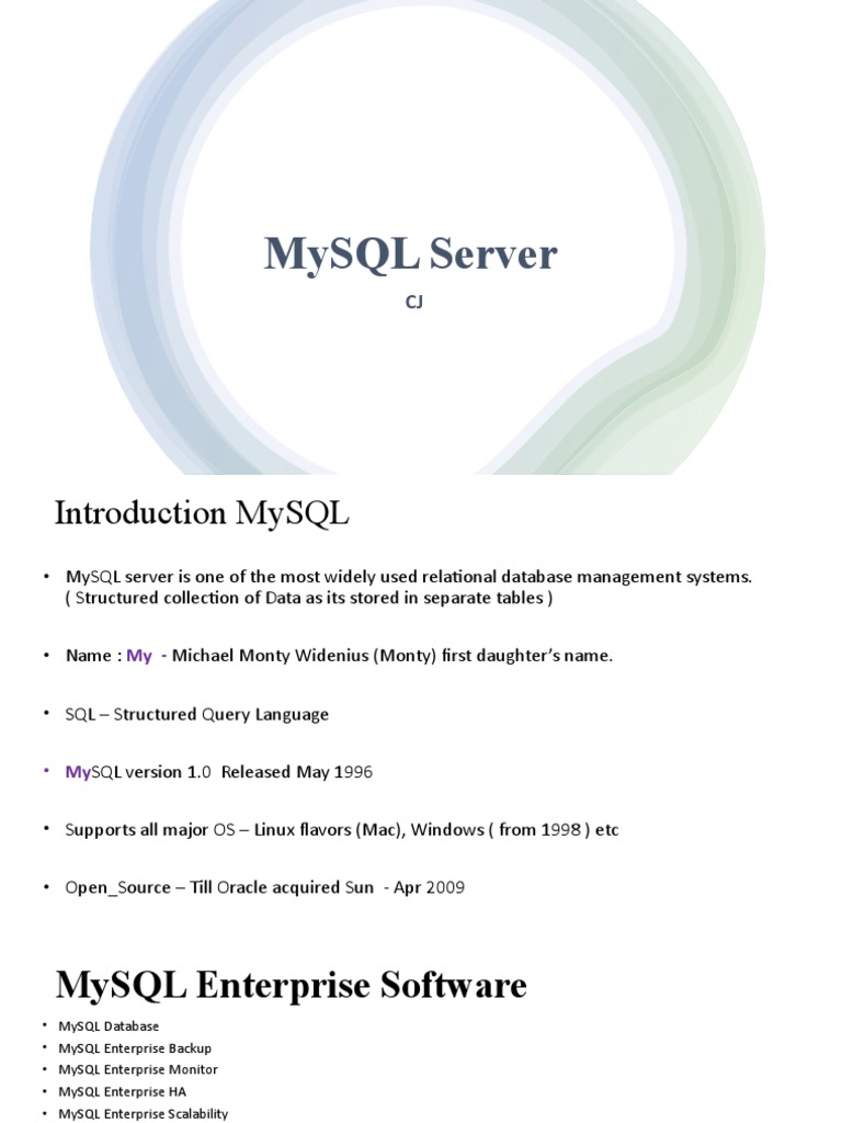 Mysql Server 5.7 by CJ | PDF | My Sql | Replication (Computing)