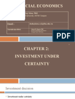 FINECO 02 Investments Under Certainty