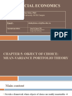 FINECO - 05 - Mean-Variance Portfolio Theory