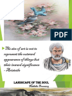 LANDSCAPE OF THE SOUL: CHINESE VS EUROPEAN VIEWS OF ART