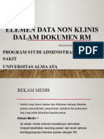 Elemen Data Non Klinis Dalam Dokumen RM