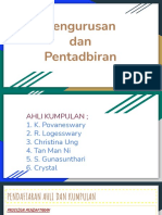 Pengurusan Dan Pentadbiran