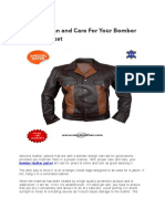 How To Clean and Care For Your Bomber Leather Jacket