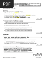 Sol3e Preint u5 Short Test 1a