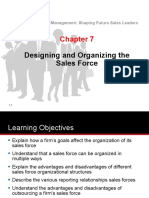 Chapter 07 Design Organize Sales Force