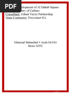Submittal Covers Template