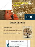 History of Music: Prof. Simone Cucumazzo