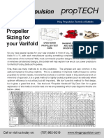 Proptech: Propeller Sizing For Your Varifold