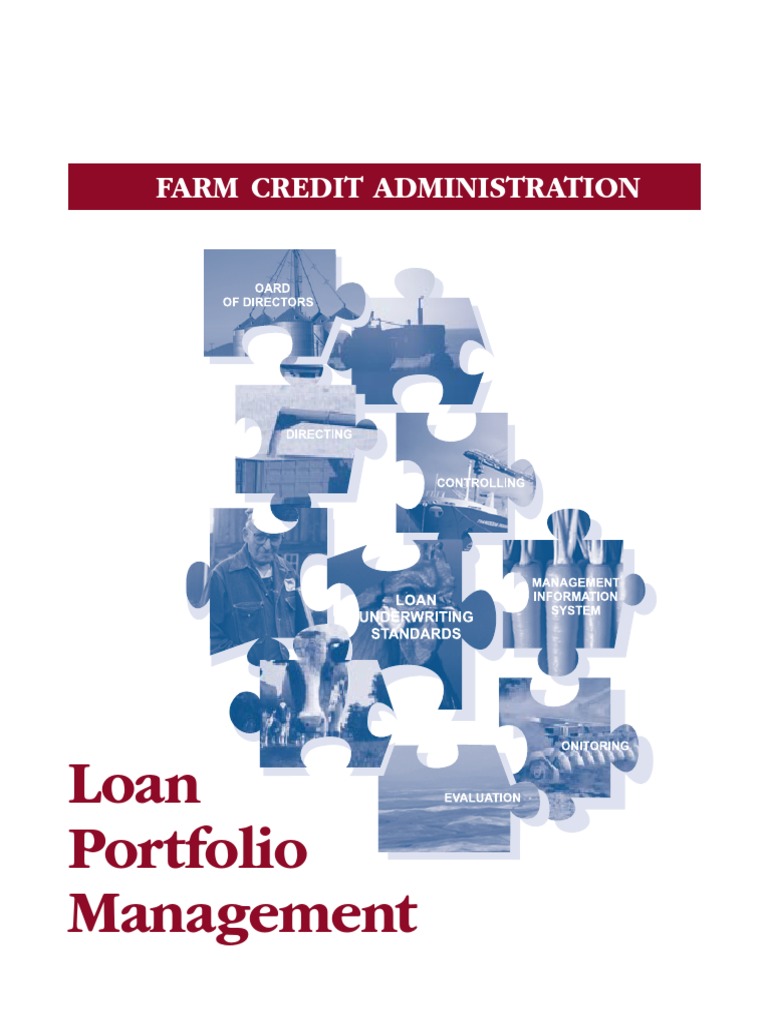 Portfolio Loan Management Farm Credit Administration PDF Loans