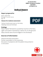 Medical Report Format