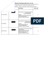 Shenzhen Chuangquan Electronics Co.,Ltd.: Model Photo Features EXW. Unit Price (USD)